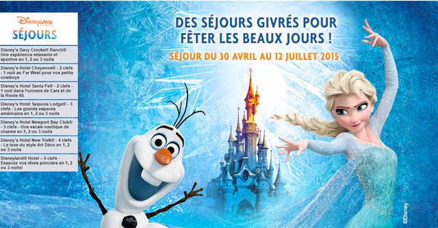 Vente privée Disneyland paris printemps été