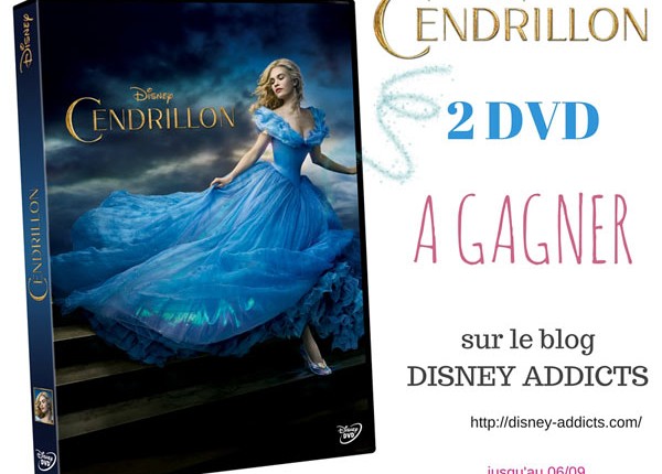 Concours 2 dvd de Cendrillon à gagner