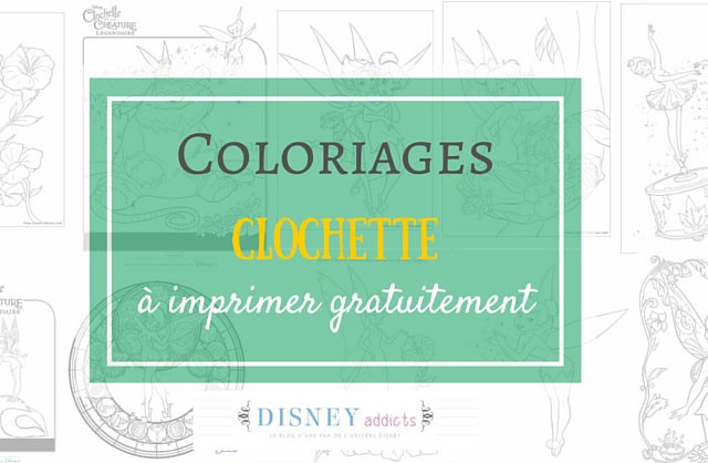 Coloriage Clochette à imprimer gratuitement
