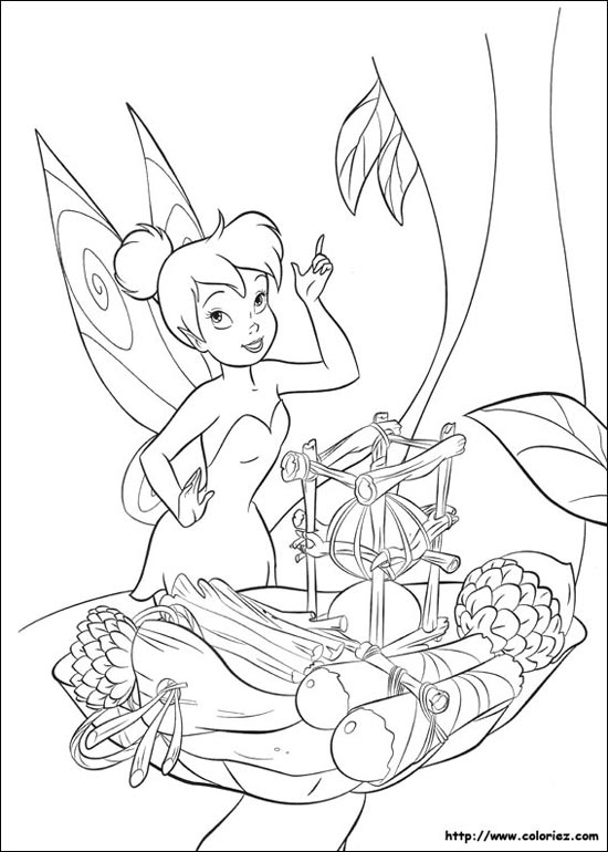 Coloriage Magique Fee Clochette