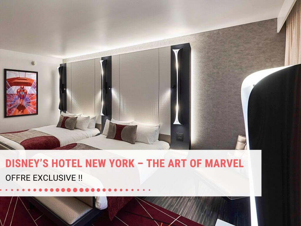 Réserver un séjour au Disney’s Hotel New York- The Art of Marvel !