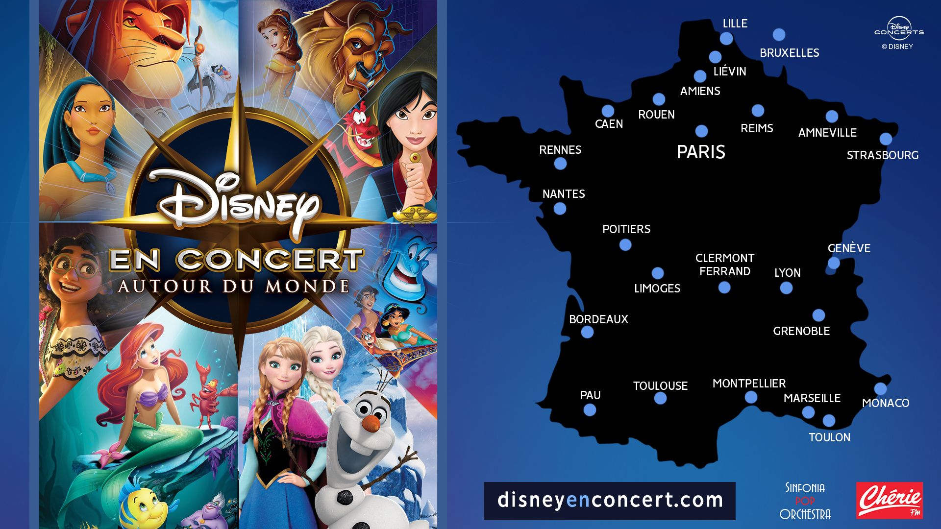 Disney en Concert : Autour du Monde 2025 - toutes les dates et infos pour vivre la magie en live