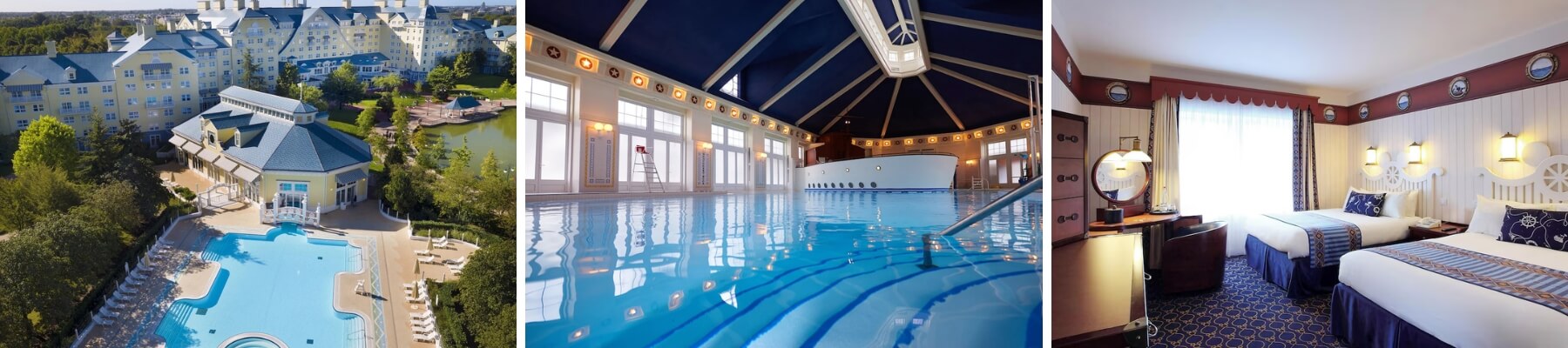 Disney Newport Bay Club, hôtel Disney à Disneyland Paris au style marin, situé près des parcs