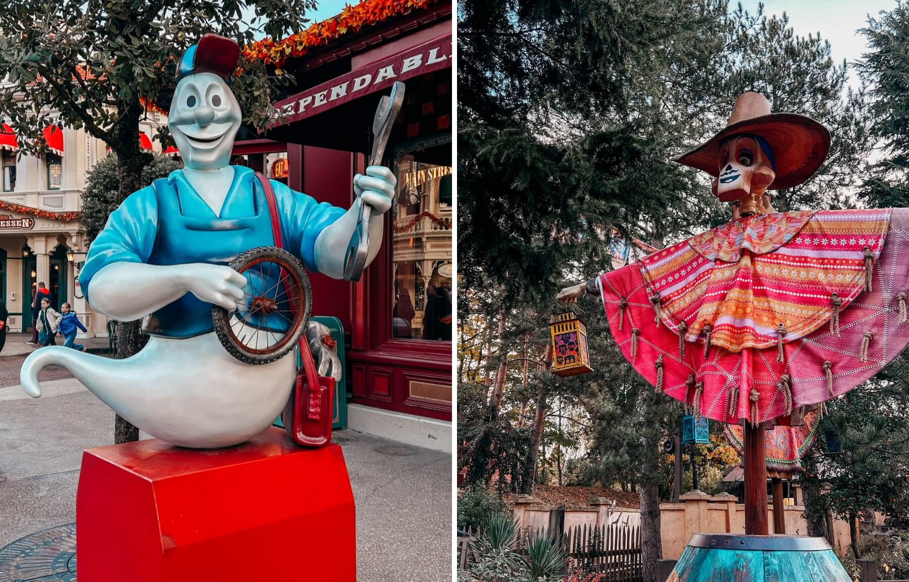 Les décorations d'Halloween à Disneyland Paris